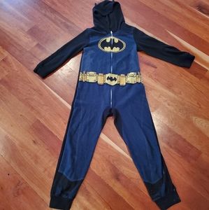 Boys Batman Half Zip Hooded Pajama